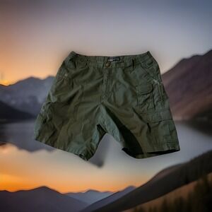 5.11 Tactical Rip stop Cargo Shorts Mens 36 Olive Green   Work Hiking Utility
